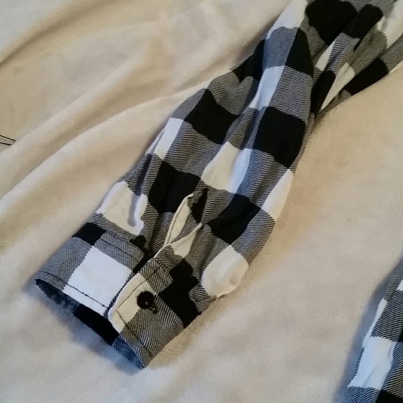 Polly & Esther plaid button down - Picture 5 of 6